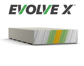 Gold Bond® EVOLVE X™ Fire-Shield® Gypsum Board
