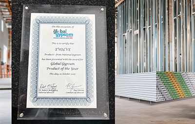 Gypsum Product of the Year 400x256
